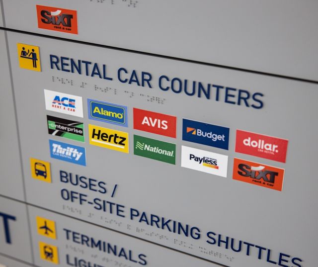 rental car counters