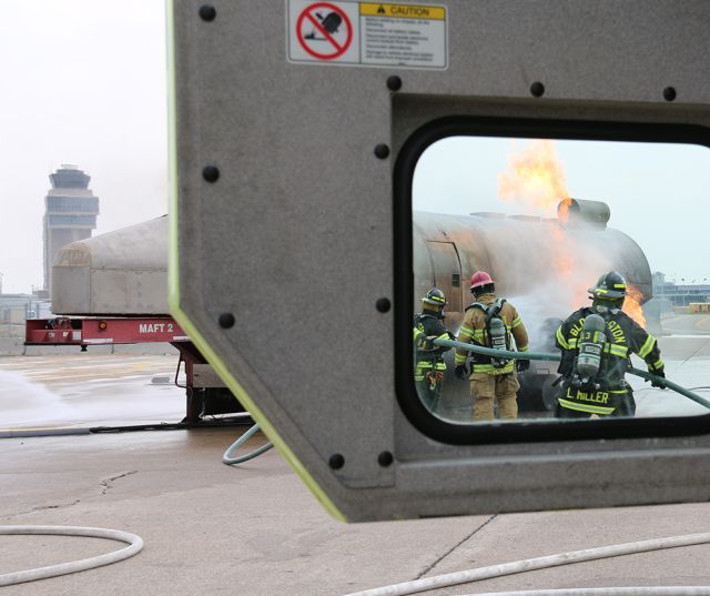 MSP Fire Training _ Fire Truck View