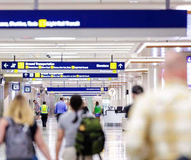 MSP Terminal 1 Arrivals Level 