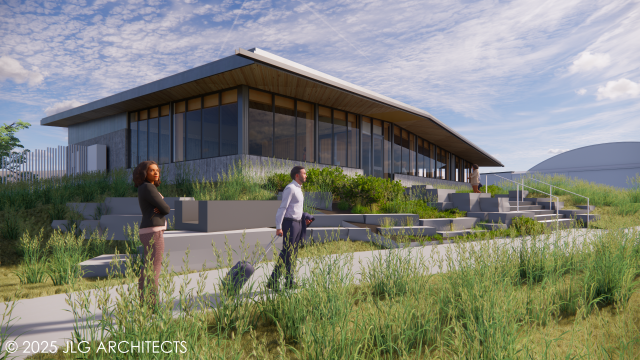 Rendering of the St. Paul Downtown Airport Customs and Border Protection General Aviation Facility