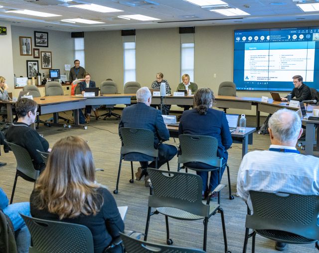 A Noise Oversight Committee meeting