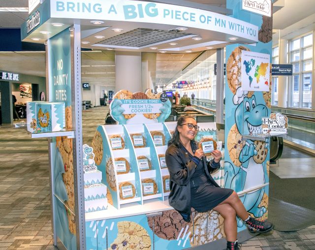 T Rex Cookie cart Concourse C cropped