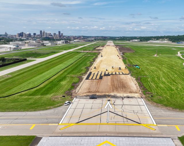 STP runway construction photo June 2025