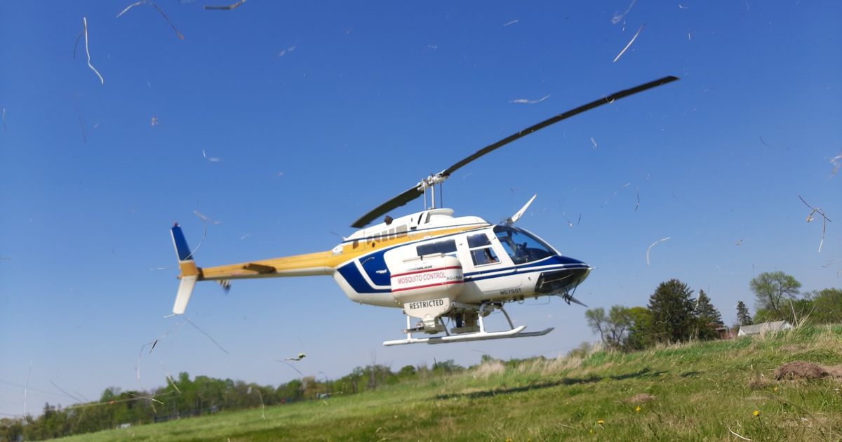 Mosquito Control Helicopters Are Out Around the Metro Metropolitan